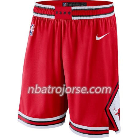 Chicago Bulls Män Shorts Röd 2018-19 Nike Swingman